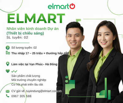 [TUYỂN DỤNG] NHÂN VIÊN KINH DOANH SHOWROOM & ONLINE – THU NHẬP 10-15TR++ (HÀ ĐÔNG)